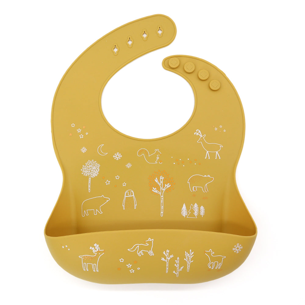 Biomom Silicone Patterned Baby Bibs (21 Designs) - Pupsik Singapore