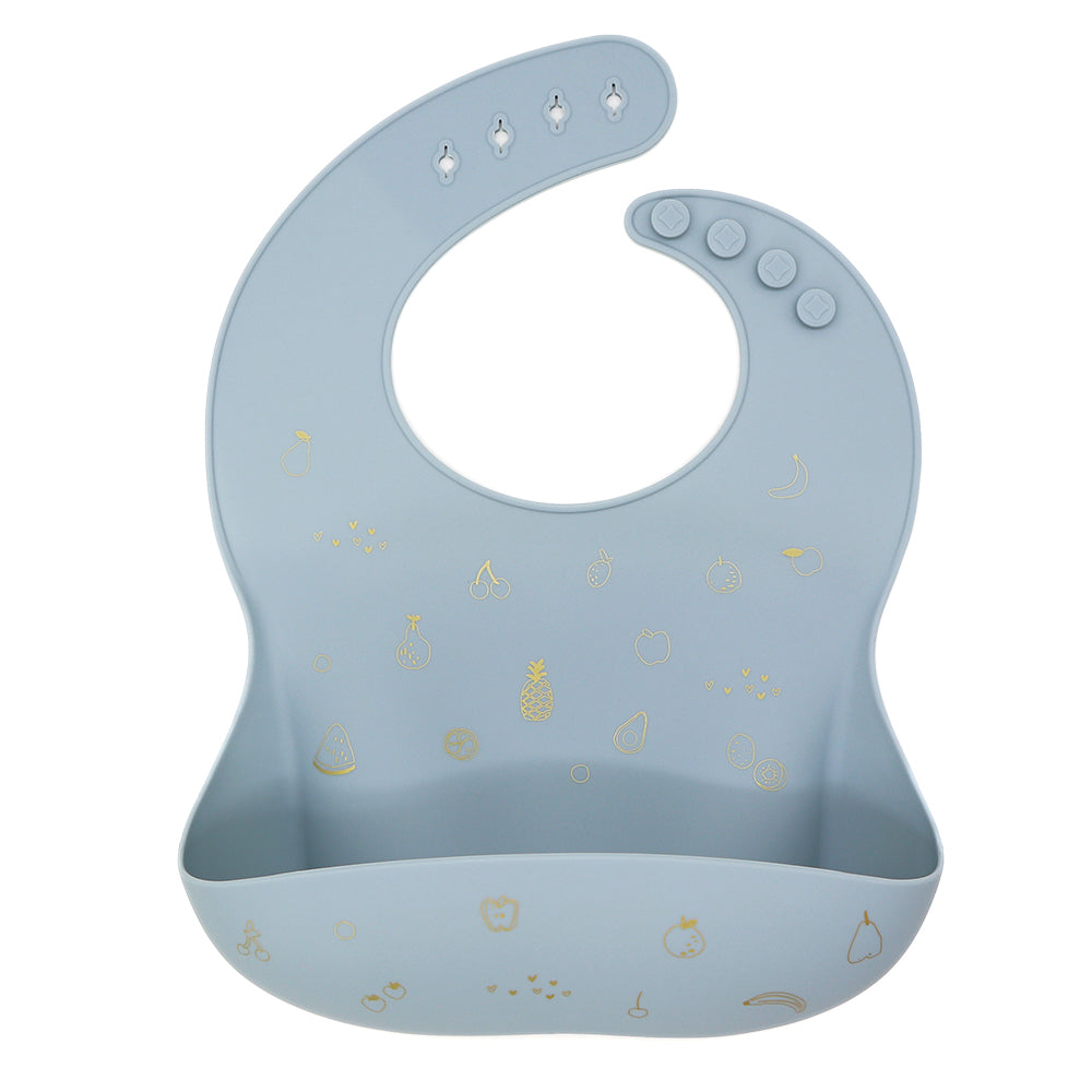 Biomom Silicone Patterned Baby Bibs (21 Designs) - Pupsik Singapore