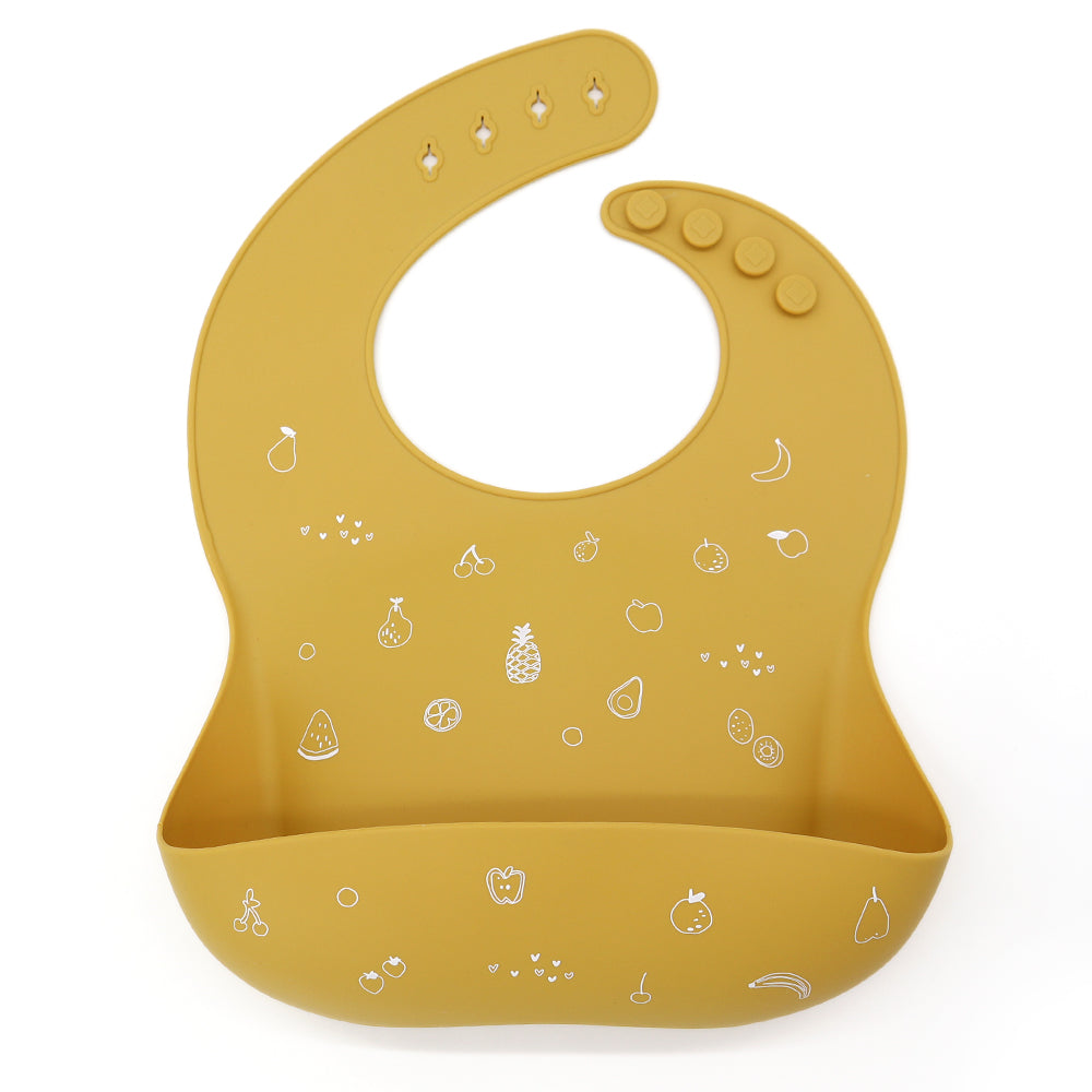 Biomom Silicone Patterned Baby Bibs (21 Designs) - Pupsik Singapore