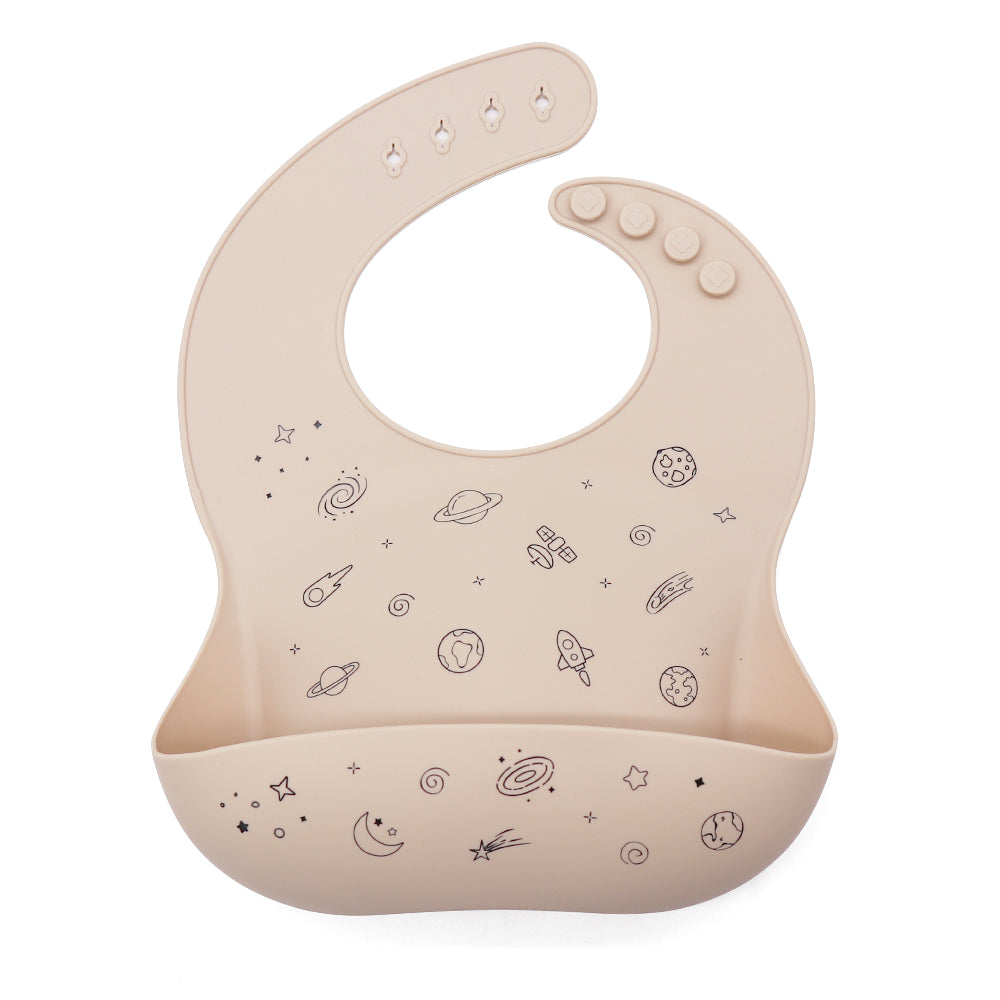 Biomom Silicone Patterned Baby Bibs (21 Designs) - Pupsik Singapore