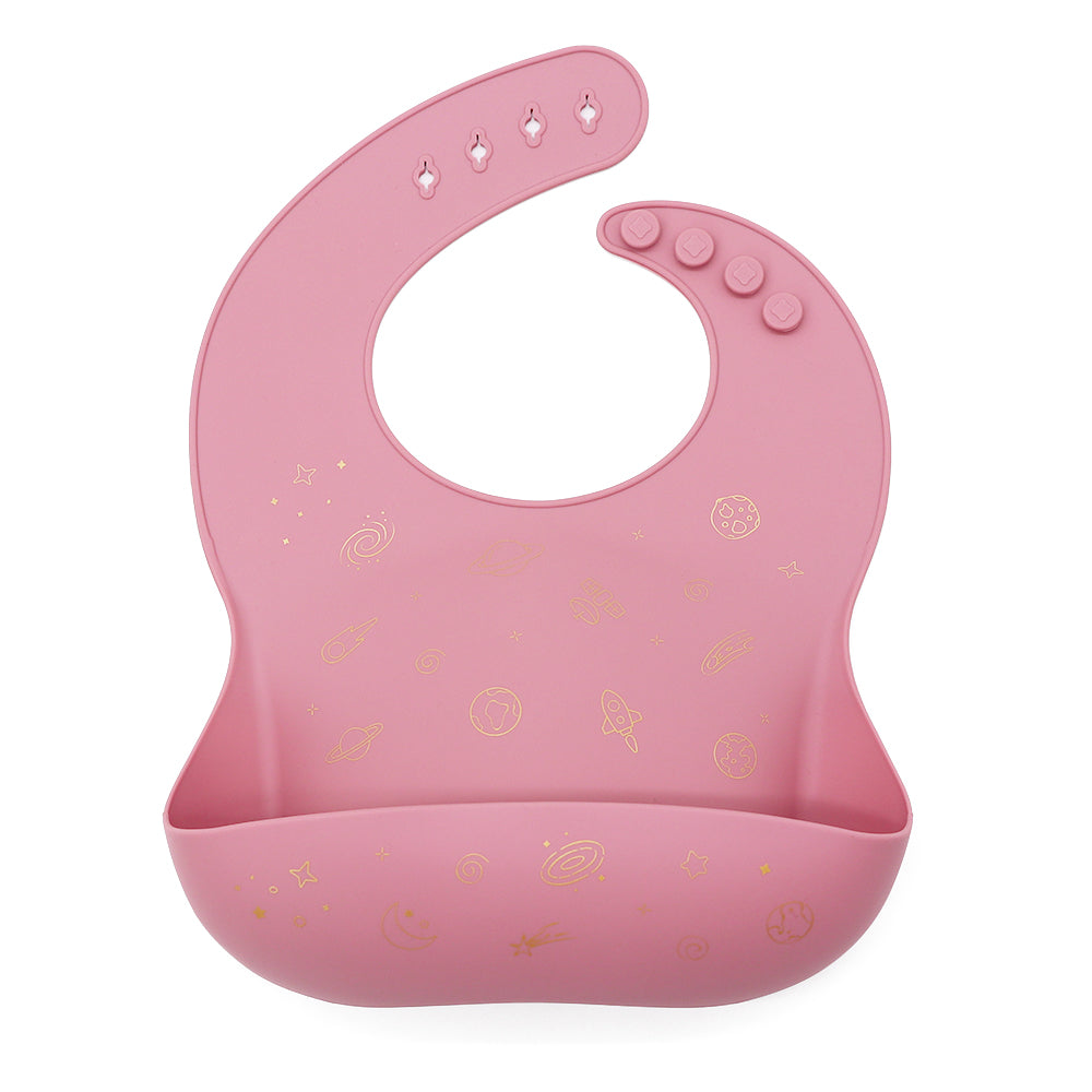 Biomom Silicone Patterned Baby Bibs (21 Designs) - Pupsik Singapore