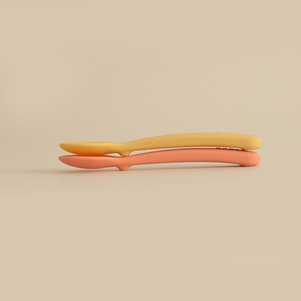 EKOBO Bambino Silicone Spoons, 2pk (3 Colours) - Pupsik Singapore