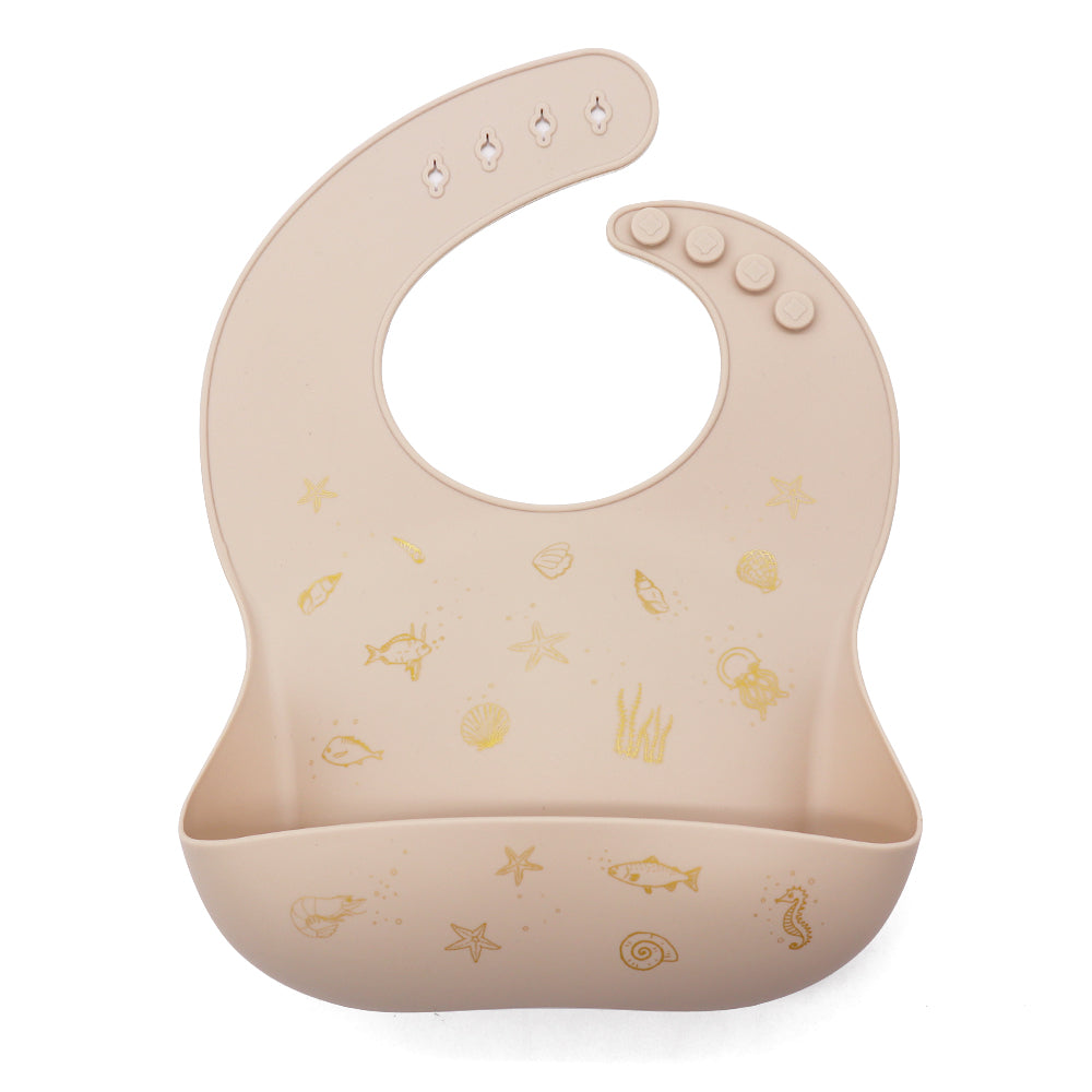 Biomom Silicone Patterned Baby Bibs (21 Designs) - Pupsik Singapore