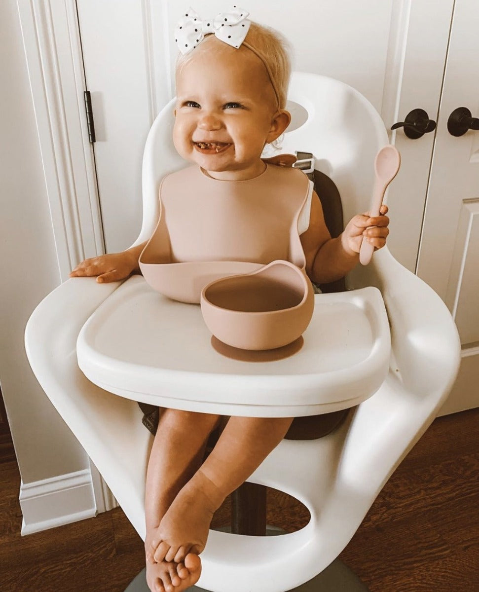 Ali+Oli Baby Silicone Bibs (7 Colours)