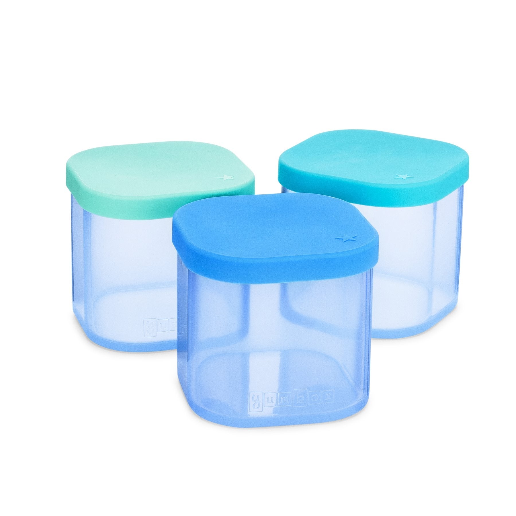 Yumbox Chop Chop Silicone Storage Cubes, 3pc - Crisp