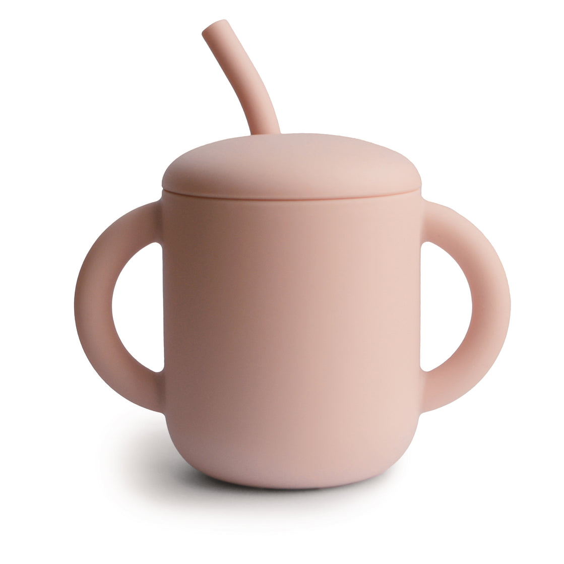 Mushie Silicone Training Cup + Straw, 175ml (9 Colors) - Pupsik Singapore