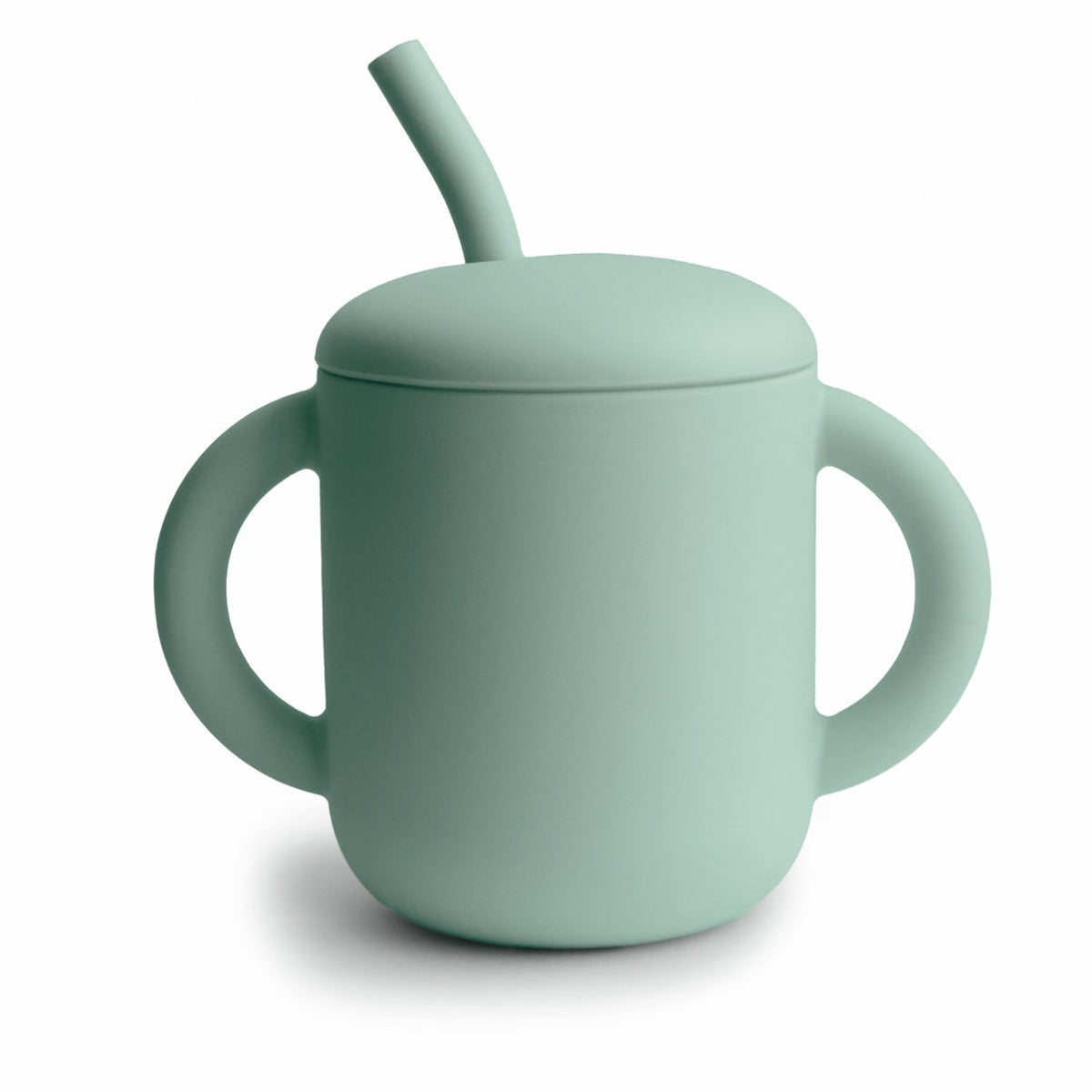 Mushie Silicone Training Cup + Straw, 175ml (9 Colors) - Pupsik Singapore