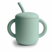Mushie Silicone Training Cup + Straw, 175ml (9 Colors)