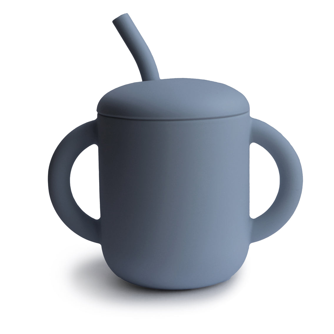 Mushie Silicone Training Cup + Straw, 175ml (9 Colors) - Pupsik Singapore