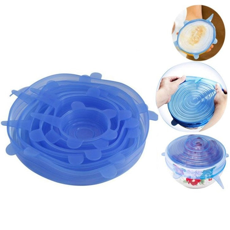 Biomom Reusable Silicone Stretch Lids (6-Piece Set)