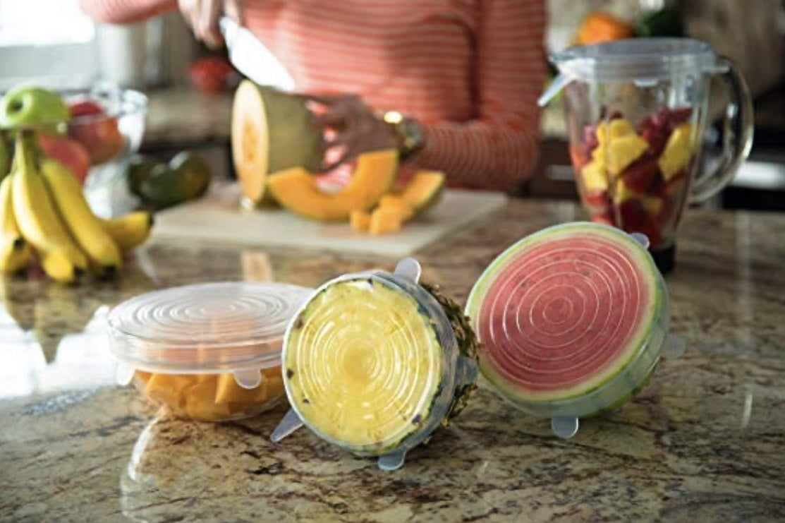 Biomom Reusable Silicone Stretch Lids (6-Piece Set)