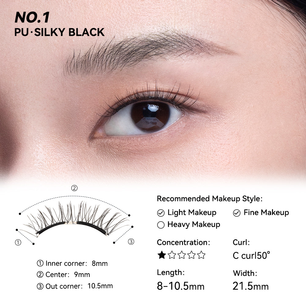 WOSADO Soft Magnetic Eyelashes (20 Types) - Pupsik Singapore