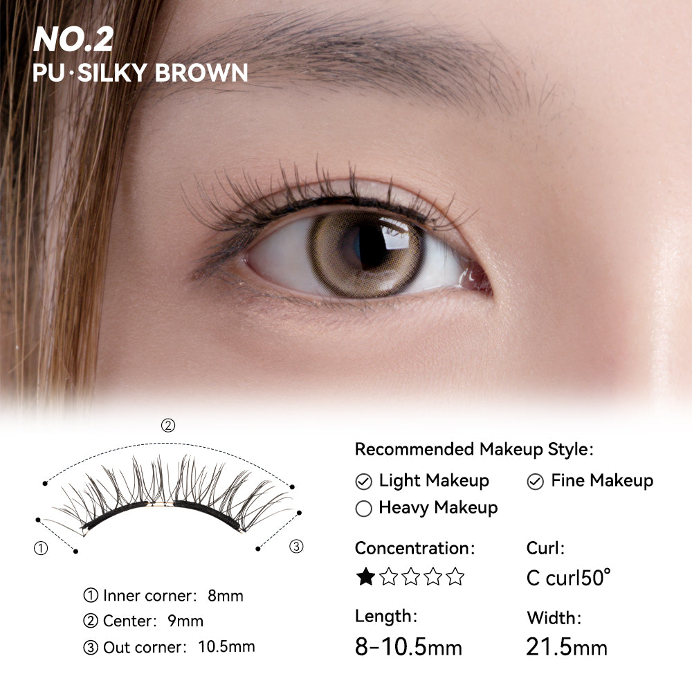 WOSADO Soft Magnetic Eyelashes (20 Types) - Pupsik Singapore