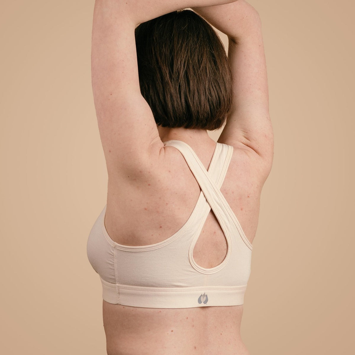 Simple Wishes Reversible Lounge & Sleep Nursing Bra - Sunkissed Rose/Lavender Grey=