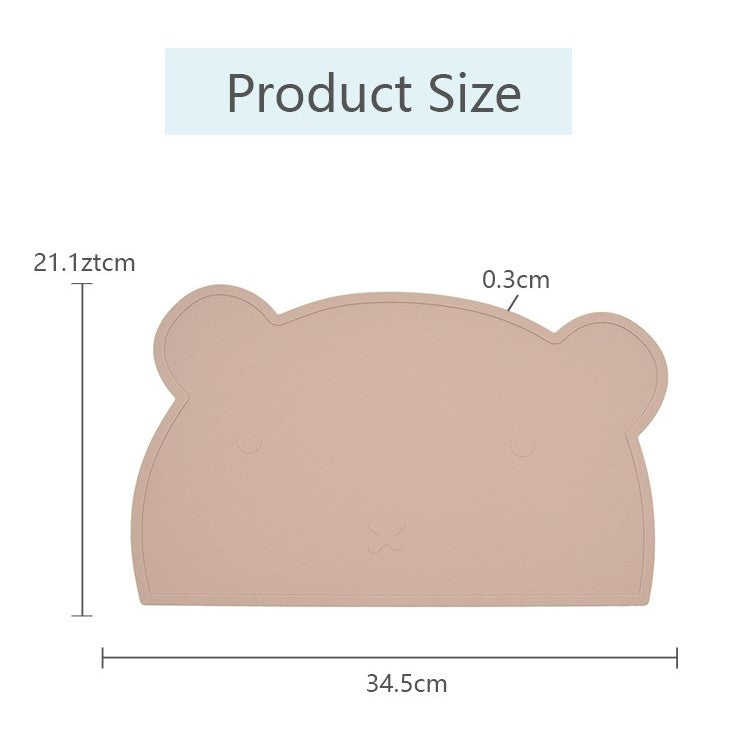 Biomom Silicone Placemat - Bear (2 Colors)