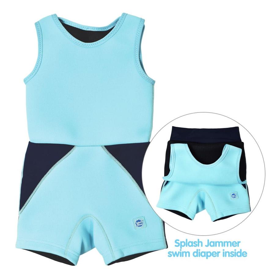 Splash About Jammer Wetsuit - Blue Cobalt (2 Sizes)