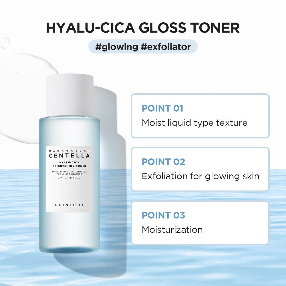 SKIN1004 Madagascar Centella Hyalu-Cica Brightening Toner, 210ml (Exp 03/27)