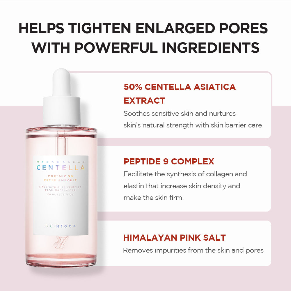SKIN1004 Madagascar Centella Poremizing Fresh Ampoule, 100ml (Exp 02/27)