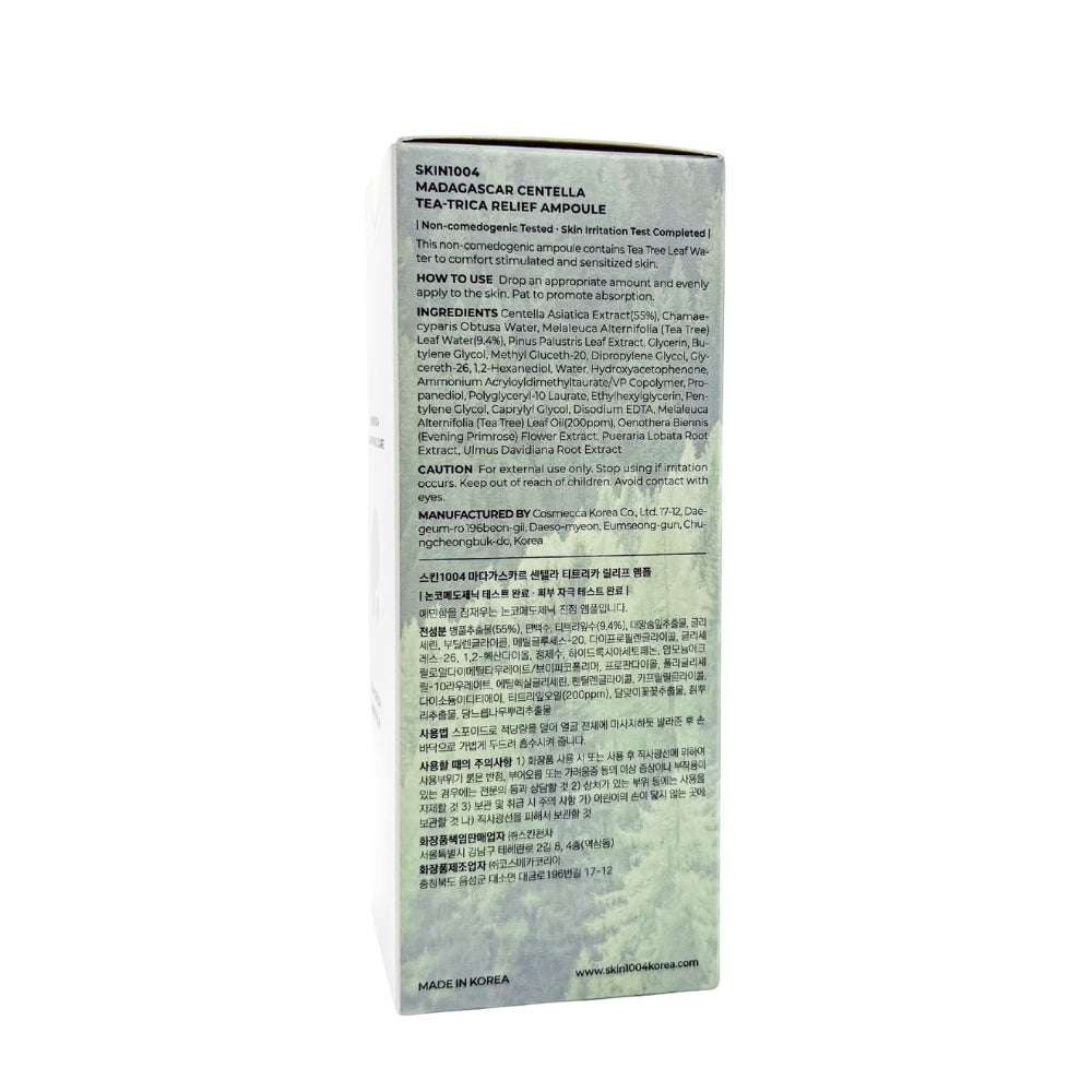 SKIN1004 Madagascar Centella Tea-Trica Relief Ampoule, 100ml (Exp 02/27)