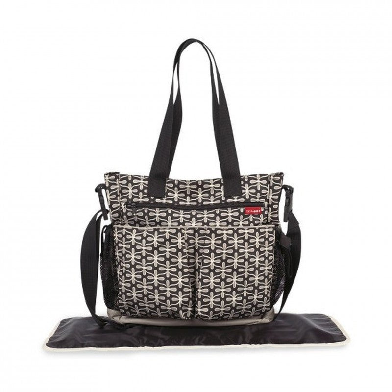 Skip Hop Spark Diaper Tote - Black Trellis