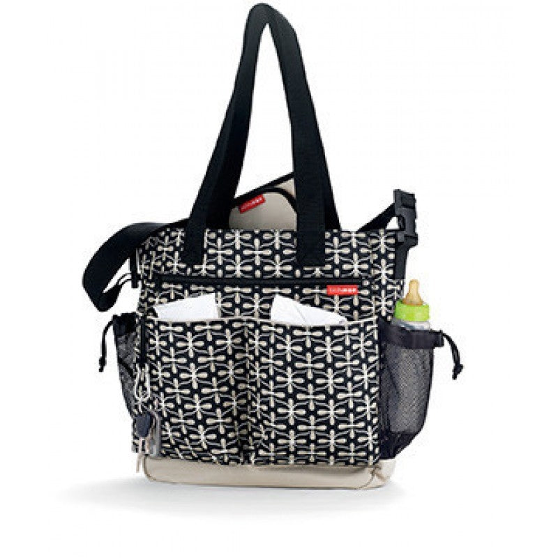 Skip Hop Spark Diaper Tote - Black Trellis