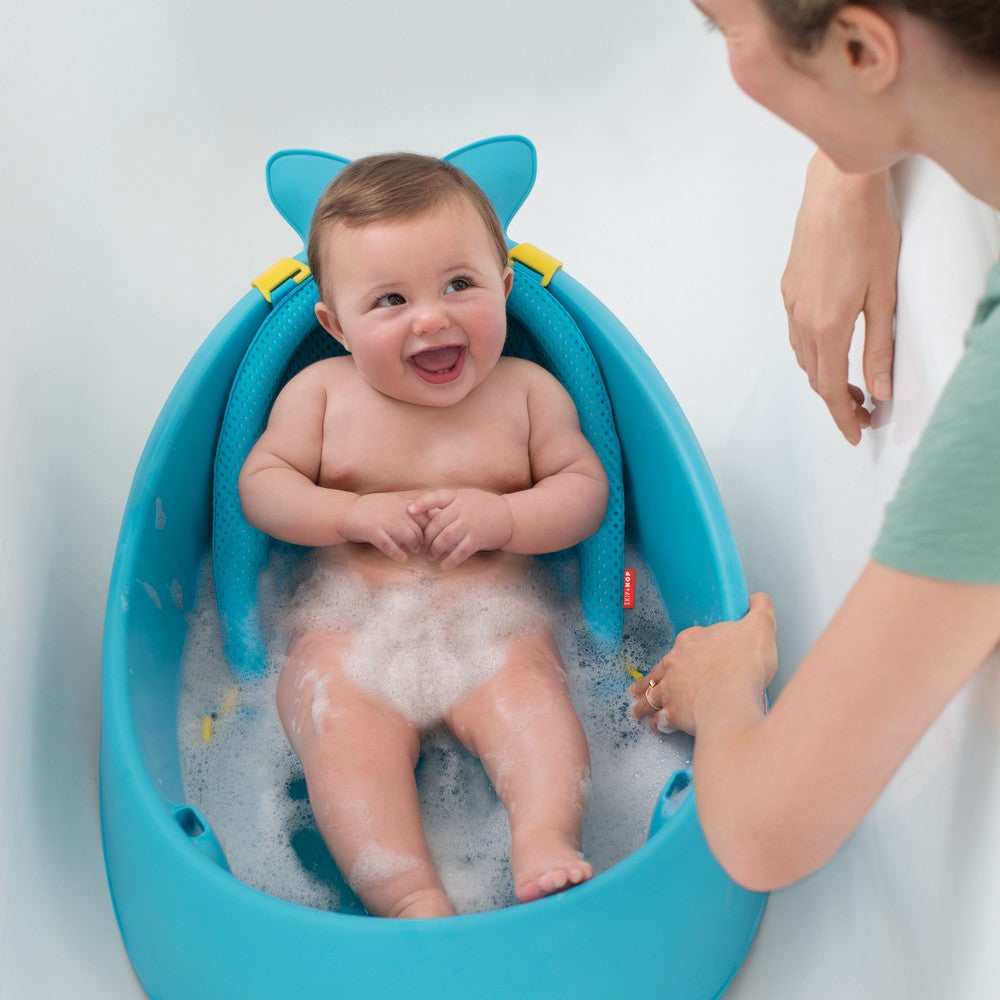 Skip Hop Moby Smart Sling 3-stage Baby Bath Tub (3 Colors) - Pupsik Singapore