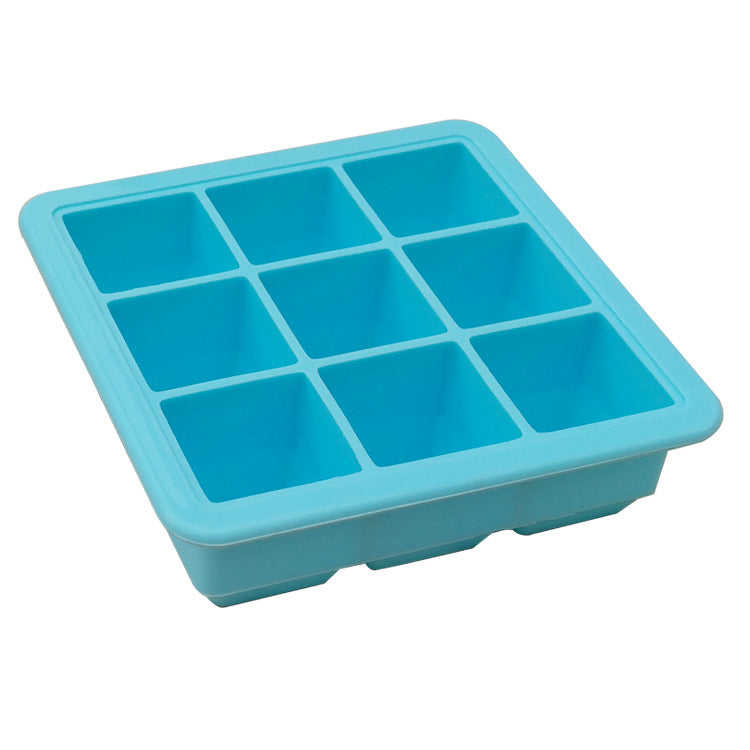 Biomom Pop N Go Silicone Food Portion Freezer Tray with Lid, 9 x 32ml (5 Colors) - Pupsik Singapore