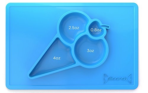 [Buy 1 Free 1] Silicandy One Piece Silicone Placemat & Plate (4 designs) - Pupsik Singapore