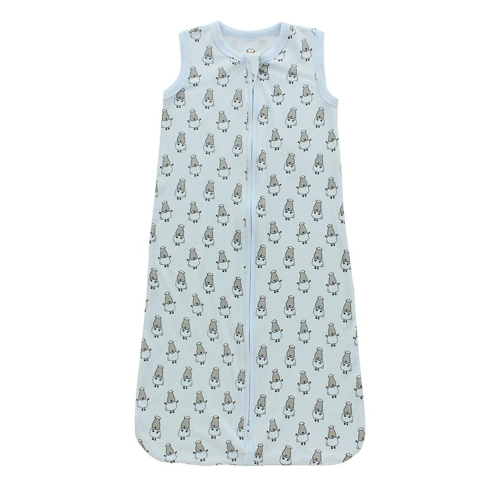 Baa Baa Sheepz Wearable Blanket Zip Sleep Bag - Small Sheep Blue