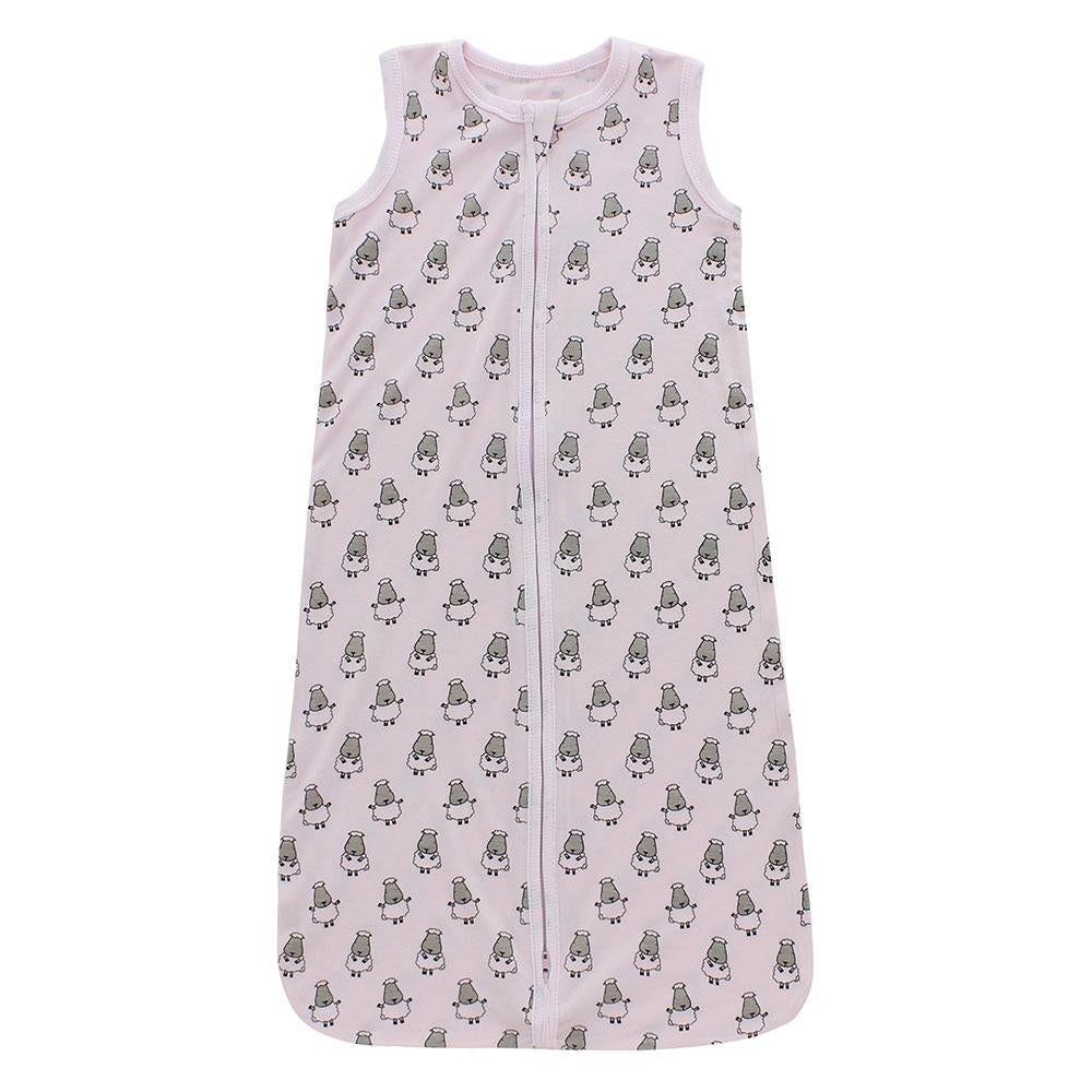 Baa Baa Sheepz Wearable Blanket Zip Sleep Bag - Small Sheep Pink (3 Sizes)