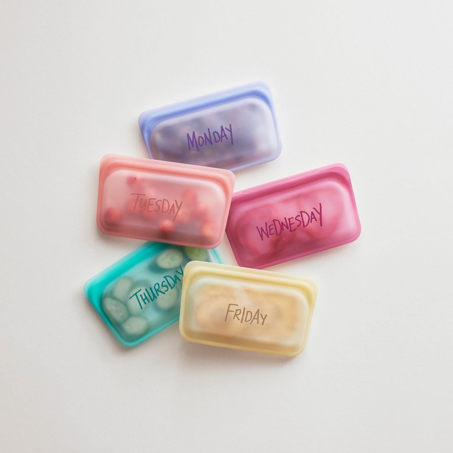 Stasher Reusable Silicone Snack Bag - Small (290ml) - 7 Colors - Pupsik Singapore