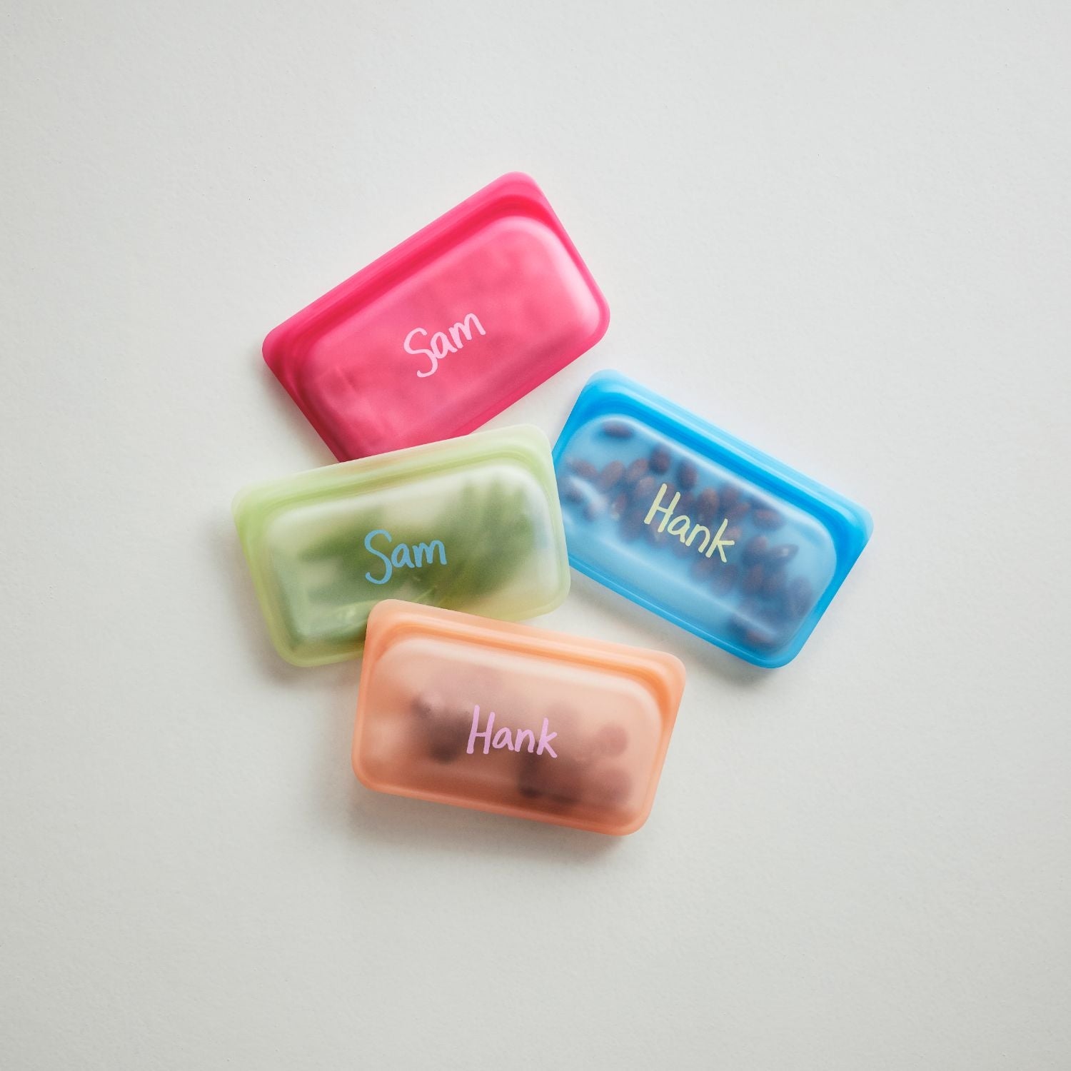 Stasher Reusable Silicone Snack Bag - Small (290ml) - 7 Colors - Pupsik Singapore