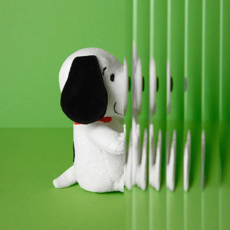 Peanuts Snoopy Mini Corduroy Cream Soft Toy (17cm) | In Gift Box - Pupsik Singapore