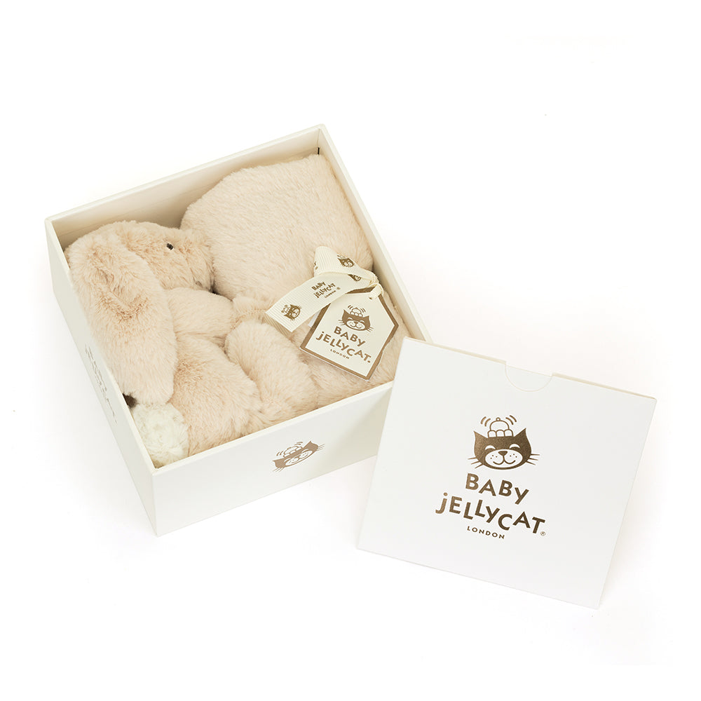Jellycat Bashful Luxe Bunny Soother in Gift Box (3 Colors) - Pupsik Singapore