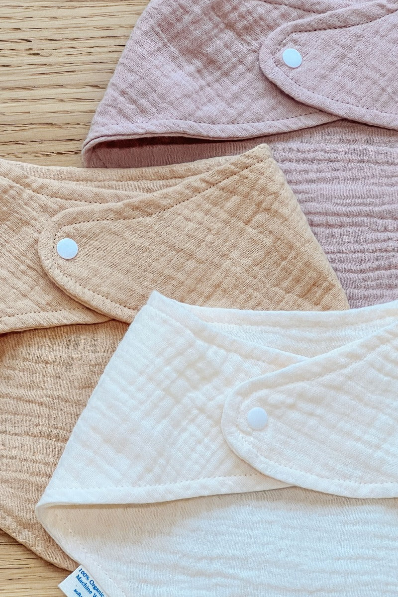 Soft Spot Bandana Bib, 3pk (4 Designs) - Pupsik Singapore