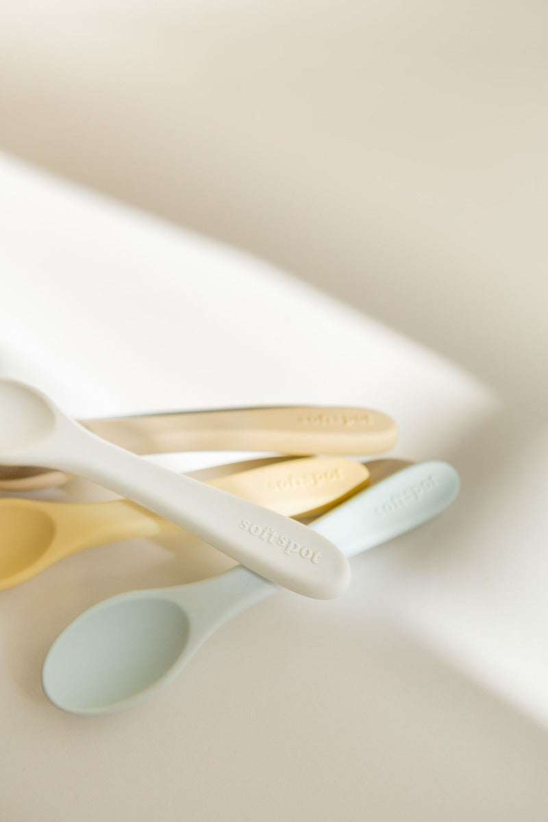 Soft Spot Baby Spoons, 2pk (3 Designs) - Pupsik Singapore