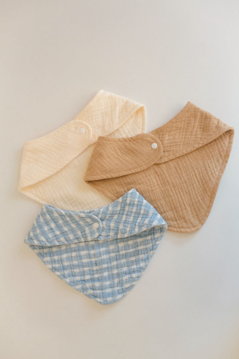 Soft Spot Bandana Bib, 3pk (7 Designs)