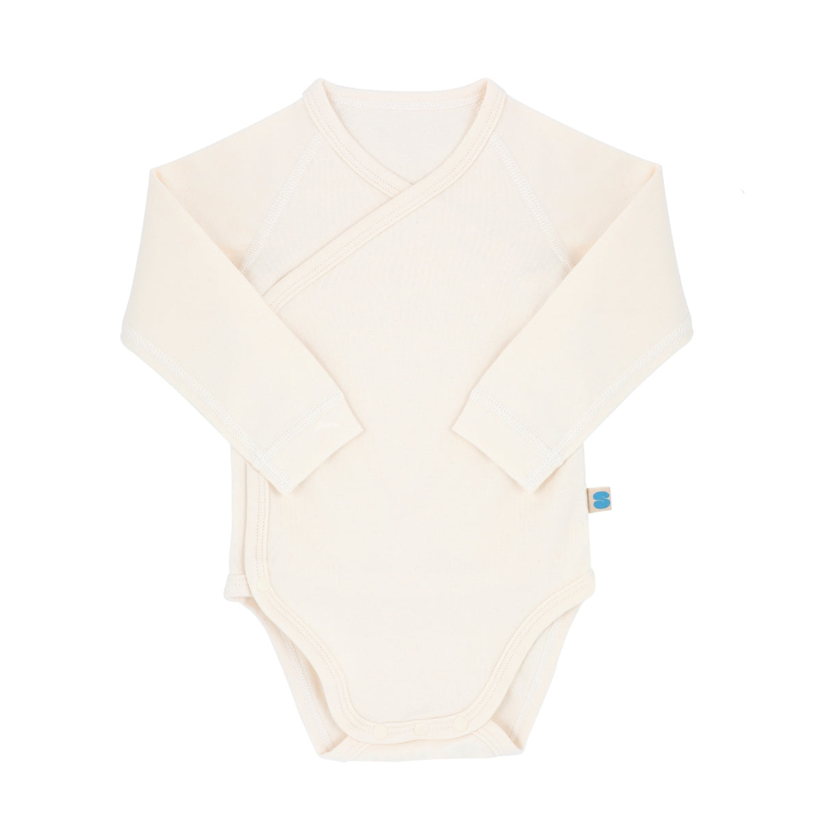 Soft Spot Long Sleeve Onesie - Cream