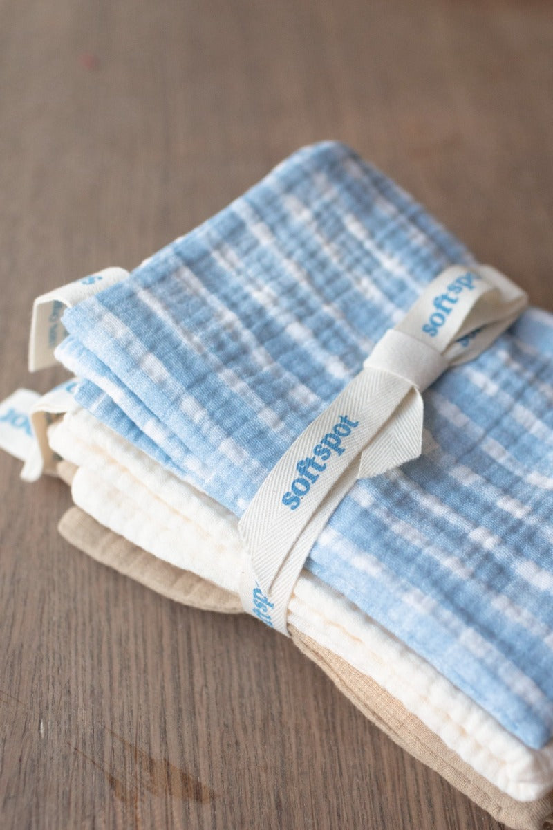 Soft Spot Soft Tea Towels, 3pk (2 Designs)
