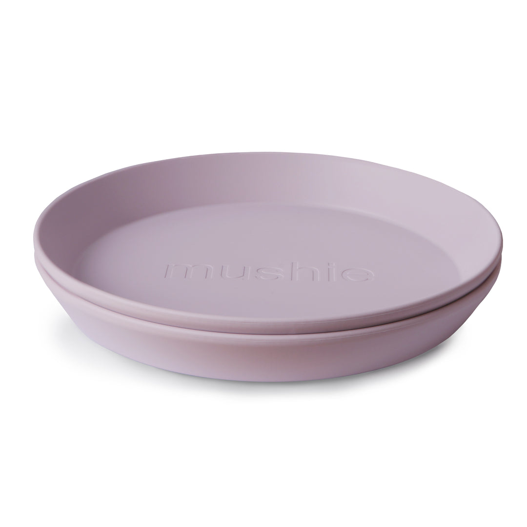 Mushie Round Dinner Plates (2pk) - 8 Colors - Pupsik Singapore