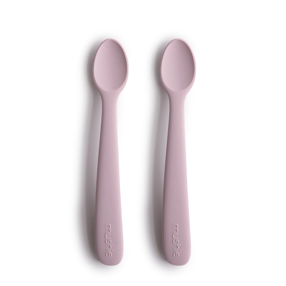 Mushie Silicone Feeding Baby Spoons (2pk) (9 Colours) - Pupsik Singapore