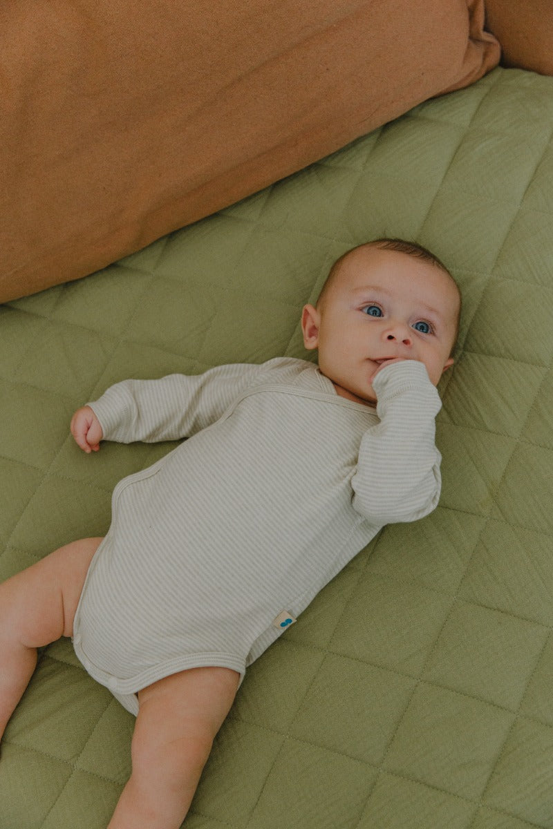 Soft Spot Long Sleeve Onesie - Tiramisu (2 Sizes)