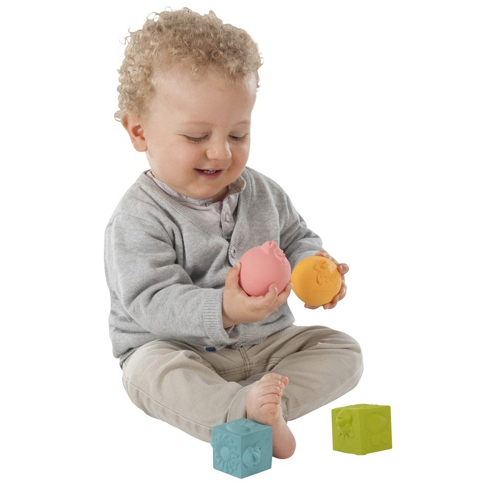 Sophie The Giraffe So' Pure Cubes & Balls, 4pc