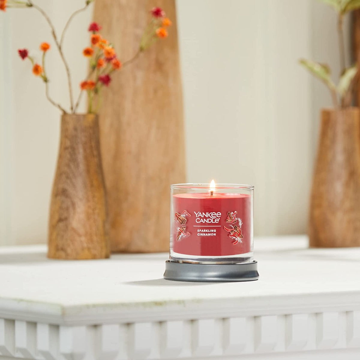 Yankee Candle Signature Small Tumbler Candle, 1- Wick (4.3oz) - Sparkling Cinnamon