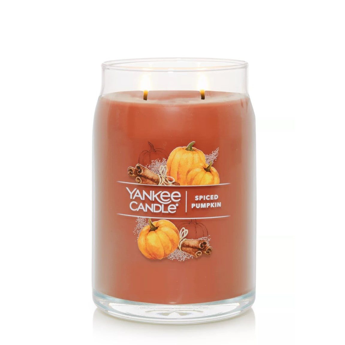 Yankee Candle Signature Large Jar Candle, 2-wicks (20oz) - Spiced Pumpkin