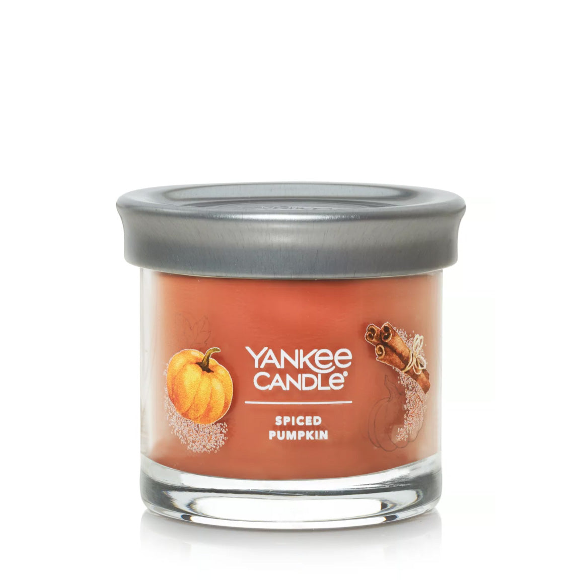 Yankee Candle Signature Small Tumbler Candle, 1- Wick (4.3oz) - Spiced Pumpkin