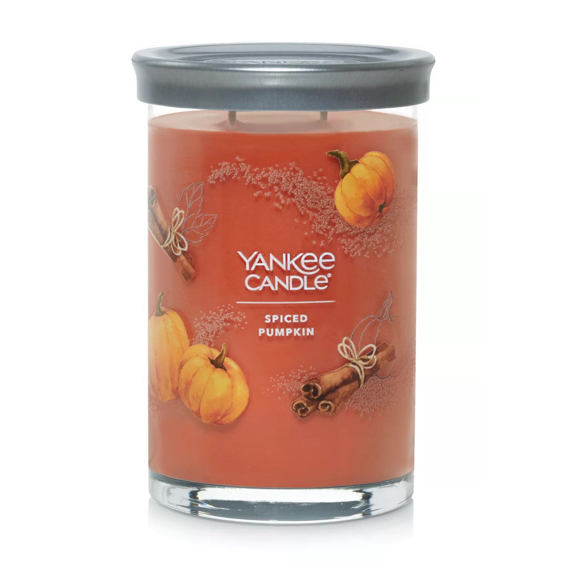 Yankee Candle Signature Large Tumbler Candle, 2-wicks (20oz) - Spiced Pumpkin