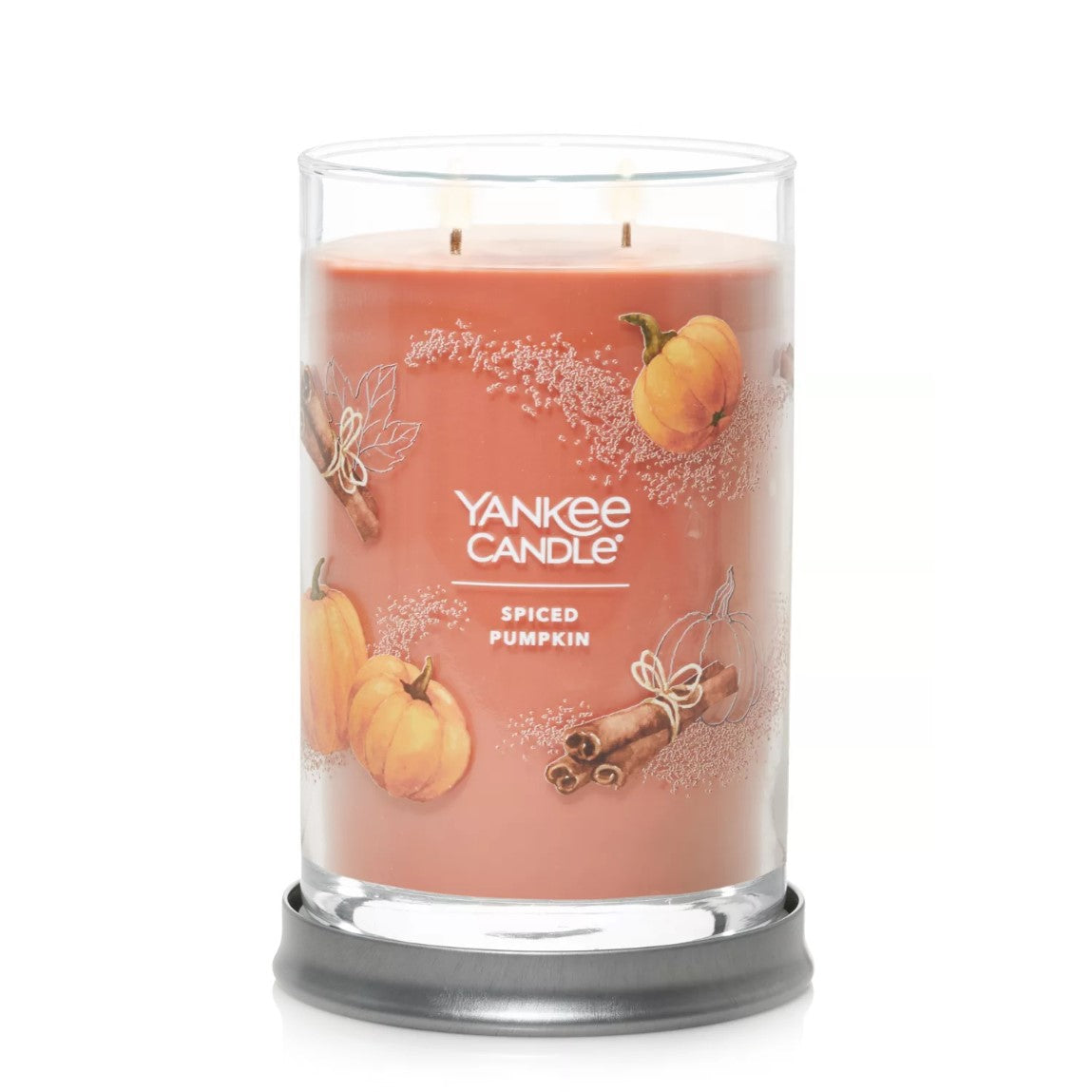 Yankee Candle Signature Large Tumbler Candle, 2-wicks (20oz) - Spiced Pumpkin