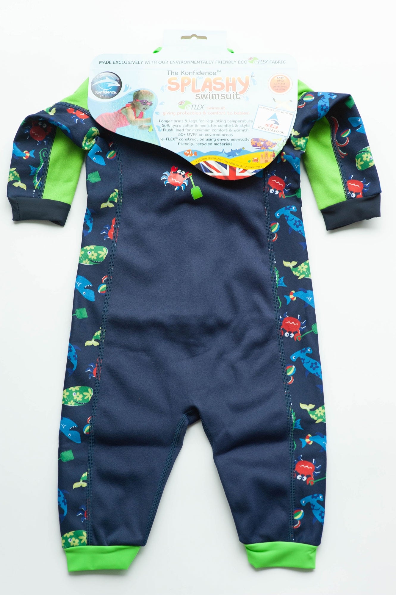 Konfidence E-Flex Splashy Swimsuit - Fergal (4 Sizes)