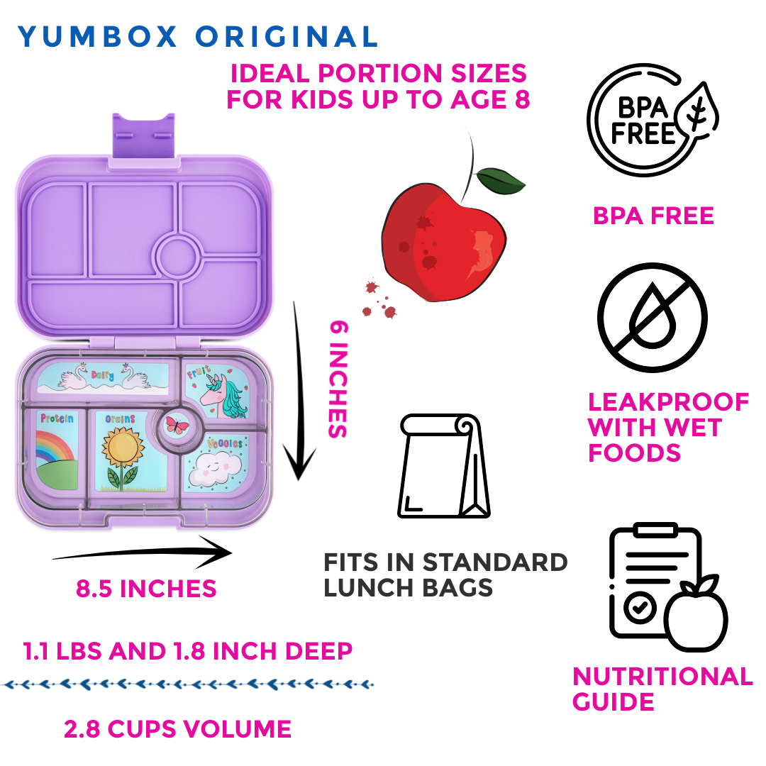 Yumbox Original 6-compartment Lunch Box (14 Designs)